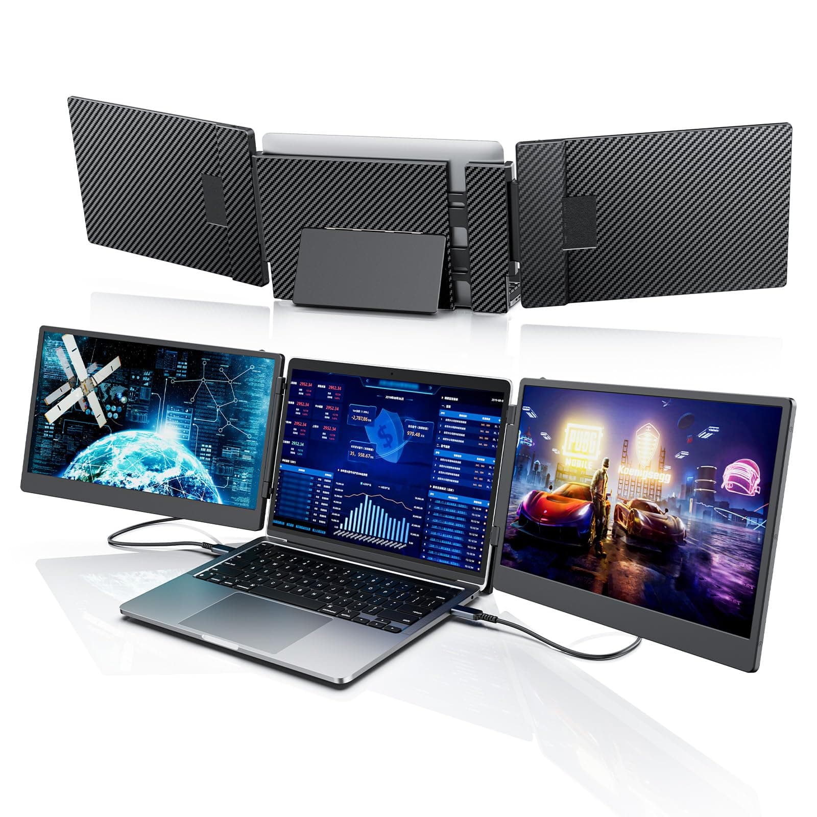 XtendView Duo Pro dual-screen laptop extender